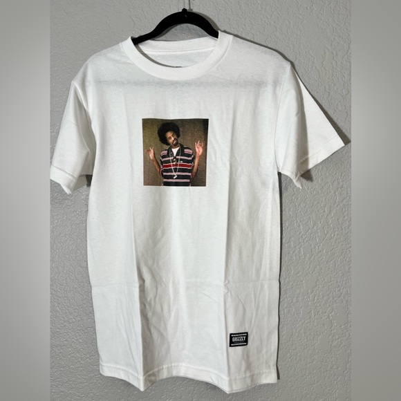 NWOT Grizzly‎ Griptape graphic tee shirt white size small 100%cotton - Picture 1 of 5